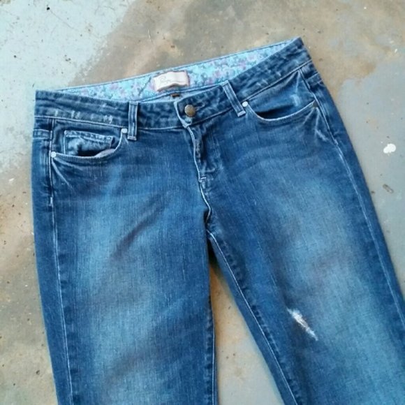 PAIGE Jimmy Jimmy Distressed Selvedge Jeans - Picture 2 of 3